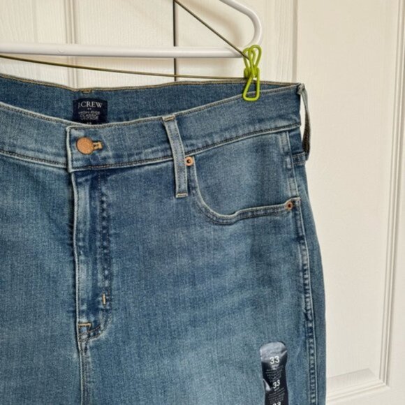 J.Crew NWT Classic vintage jean in all-day stretch Size 33 Jeans - Picture 8 of 15
